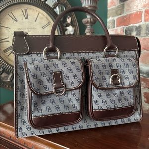 Dooney & Bourke Double Pocket Tote, EUC